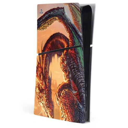 Bravery Misplaced Dragon and Knight by Ed Beard Jr PlayStation PS5 Skins